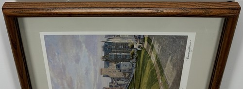 Donald Shearer The Road Hole Old Course St Andrews Print Framed Matted Signed - Picture 11 of 13