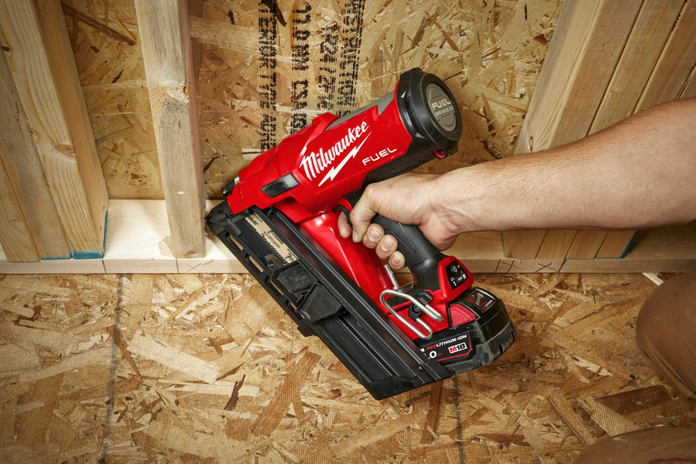 Milwaukee first 2024 fix nail gun