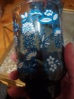 Vintage Libbey Old Town Blue Onion Footed Glasses Tumblers Set of 5 — photo 4