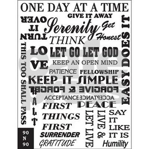 AA/NA- 12 STEP RECOVERYSHIRT/ Many Slogans Tee Shirt- Retro 90's - Picture 2 of 12