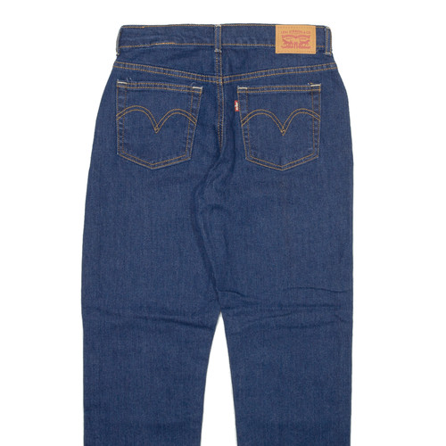 LEVI'S High Rise Girls Jeans Blue Regular Straight W26 L26 - Picture 4 of 6