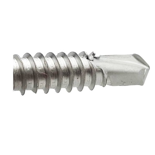 #14 x 3" Cabezal de lavadora hexagonal Tornillos de autoperforación Acero inoxidable Metal Qty25 - Imagen 5 de 6