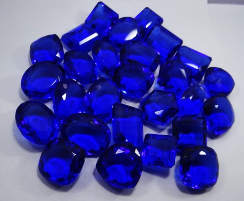 2500.00 Ct Natural  mix Cut Blue Tanzanite Loose Gemstone CERTIFIED 28 pcs lot - Picture 3 of 7