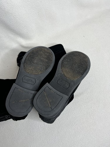 SUGAR Boots Girls Size 11M Velvet Look and Feel, Full Zip Up Back Of Boot, Cuff - Picture 4 of 4