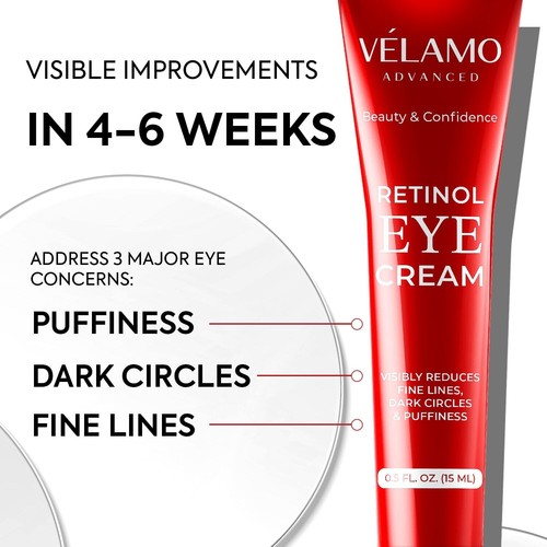 Eye Cream for Dark Circles and Puffiness, Retinol Eye Cream - Picture 3 of 9