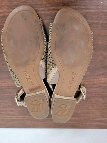 Paul Green Helena Woven Leather Sandals Sz US 6.5 AU 6.5 UK 4.5 GT - Picture 9 of 9
