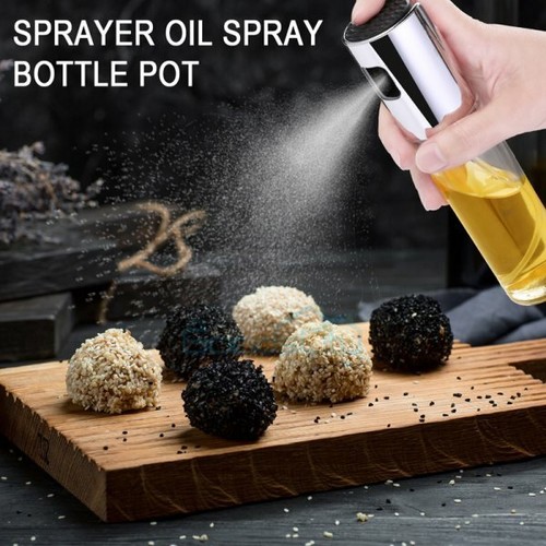 2 Pack Glass Olive Oil Sprayer Cooking Mister Spray Pump Fine Bottle Kitchen - Picture 5 of 12