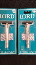  2 LORD Double-Edge SAFETY Razor + BONUS Blade LBSG New low price free shipping