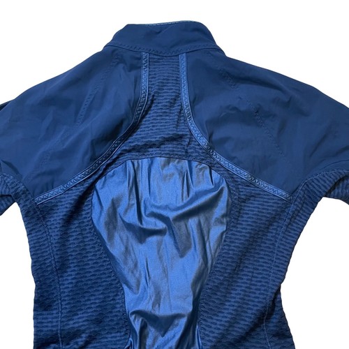 Lululemon Short Sleeve Full Zip Jacket Athletic Top Black Bottle Pockets Size 4 - Picture 5 of 14