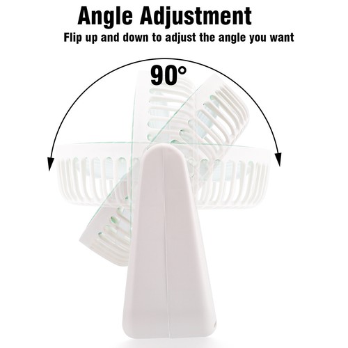 7.5in USB Desk Table Fan Personal Air Fan Circulator Quiet Portable Fan 3 Speeds - Picture 11 of 39