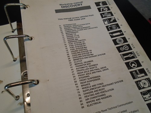 Original Land Rover 1996 Discovery FULL Workshop Manual LRL 0079 FREEPOST UK - Picture 7 of 13