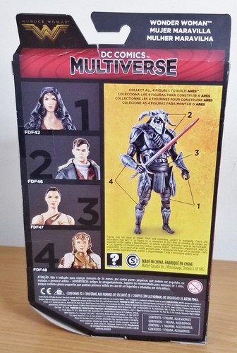 Mattel DC Comics Multiverse Wonder Woman 6" Action Figure BAF Ares - Picture 6 of 9