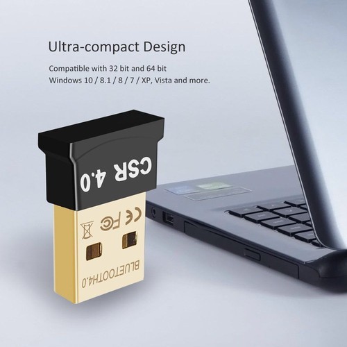 Bluetooth 4.0 BT 4.0 USB 2.0 CSR 4.0 Dongle Adapter for PC LAPTOP WIN XP 7 8 10 - Photo 5/7