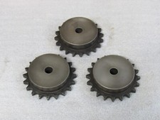 NEW LOT OF 3 MARTIN SPROCKET 60B20 20 TOOTH 3/4" UNKEYED BORE