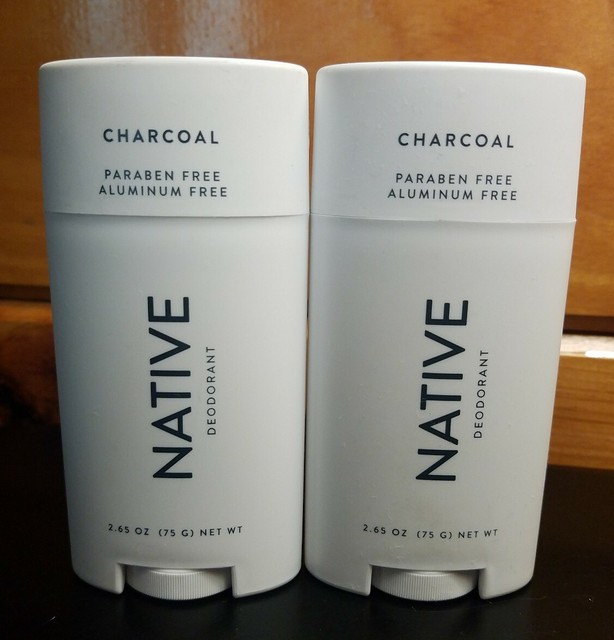 (2) Native Charcoal Deodorant Aluminum & Paraben Free 2.65oz eBay