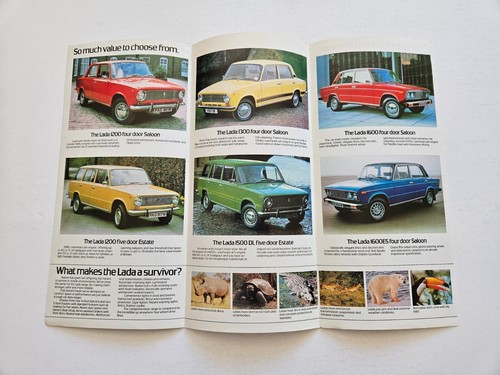 LADA 1200 1300 1500 1600 RIVA NIVA SALES BROCHURE 1981 - Picture 3 of 4