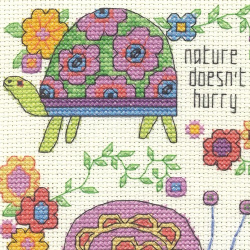 Counted Cross Stitch Mini Kit ~ Dimensions Take Your Time #70-65223 - Picture 6 of 8