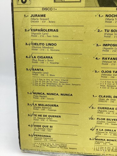 ALEJANDRO ALGARA (76’ ORFEON MEXICO 3x VINYL LP) Nm- - Picture 4 of 19