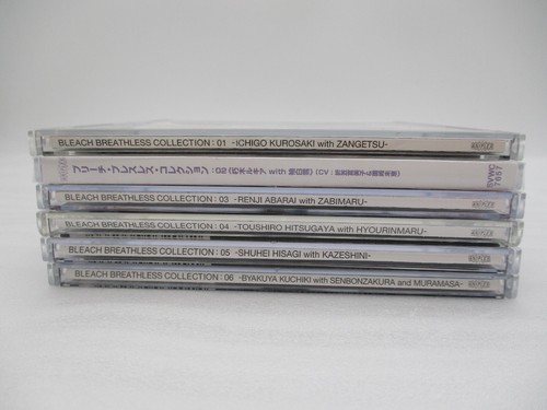 CD BLEACH BREATHLESS COLLECTION 01-06 6CDs Japan import ICHIGO RUKIA SHUHEI - Picture 3 of 11