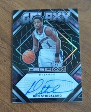 Rod Strickland 2022-23 Obsidian Galaxy Electric Etch Purple Prizm Auto 090/149