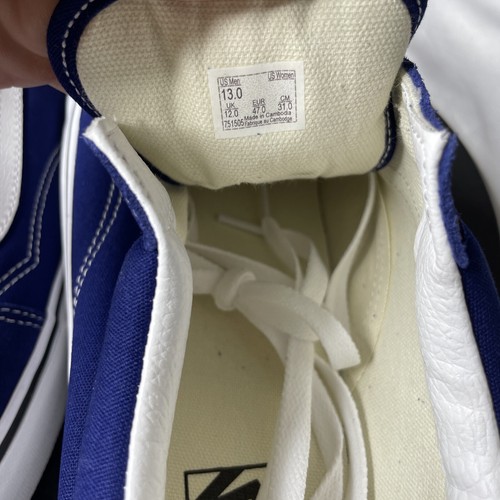Scarpe da skate Vans Color Theory Old Skool blu faro VN0005UFBYM US 13 - Foto 10 di 11