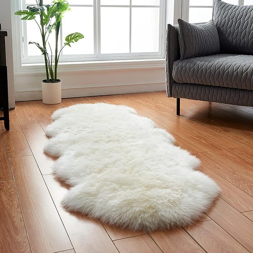 Fluffy Rugs Large Shaggy Rug Bedroom Living Room Anti Slip Soft Carpet Floor Mat - Picture 70 of 77