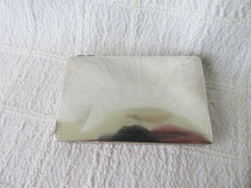 QUALITY, ANTIQUE / VINTAGE CONTINENTAL SILVER CARD BOX, 800 GRADE, 64.2gs - Picture 8 of 13