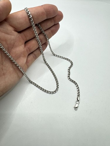 Vintage schöner 925 Sterling Silber Anhänger Halskette Herren Damen Schmuck - Bild 4 von 6