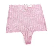 Victoria’s Secret High-Waist Lace Thong ~Dusk Mauve~ Size: XS [New With Tags]
