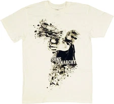 Sons of Anarchy Samcro Open Fire Adult T-shirt - Official Motorcycle Club Jax TV