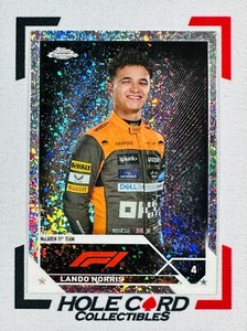 LANDO NORRIS 2023 Topps Chrome Formula 1 F1 #25 Mini Diamond Refractor 251/299