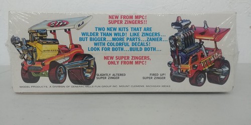 Vintage 1972 MPC 1:32 Super Zinger Fired Up Model Mint New Sealed Scarce #1 - Picture 5 of 6
