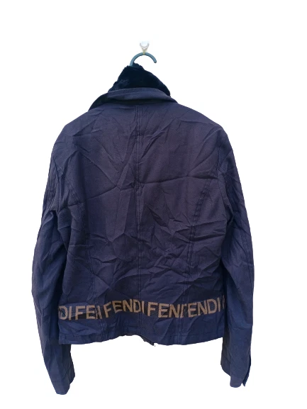Undercover single-breasted denim coat - Blue