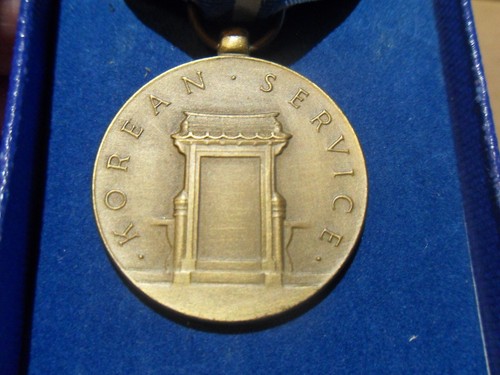 3 Vintage Genuine  Korean Korea War Service Full Size Award Medal Lot Box - Picture 7 of 16
