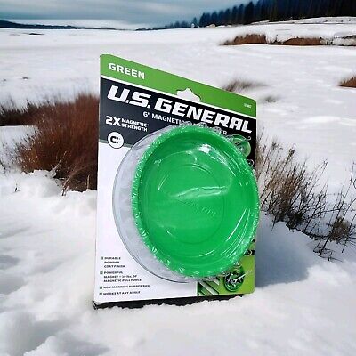 U.S. GENERAL 6 in. Magnetic Parts Holder, Green U.S. GENERAL 6 in. Magnetic Parts Holder, Green
