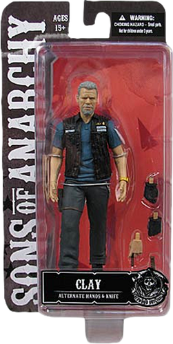 SONS OF ANARCHY CLAY FIGURE 6in/15cm in Blister Pack by MEZCO TOYS NEW - Picture 2 of 7