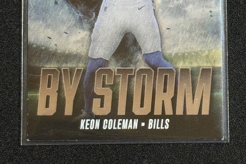 Keon Coleman (RC) 2024 Panini Absolute Football - By Storm Insert #BS-KCN BILLS - Picture 3 of 4