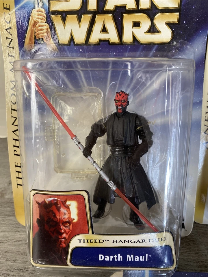LOTE DE 5 FIGURAS STAR WARS Darth Maul Han Solo Lobot Wat Tambor Barriss Offee Foto 3 de 4