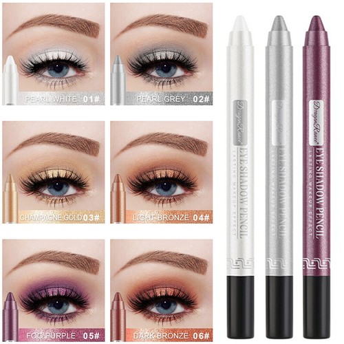Highlighter Eyeshadow Pencil Waterproof Matte Nude Eye Shadow Makeup Eyeline - Picture 3 of 24