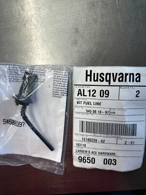 #ad GENUINE OEM HUSQVARNA PARTS KIT FUEL LINE 545081897 by HUSQVARNA PARTS $18.99