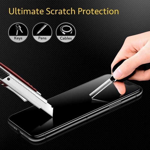 For iPhone 16 15 14 13 12 Pro Max Pro X 3Pcs Screen Protect Film Tempered Glass - Picture 5 of 13