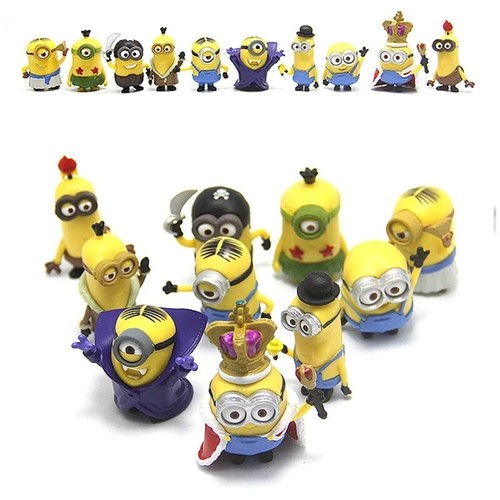 Moi Moche Mechant Figurine Les Minions lot de 10 statuettes jouet enfant Mignon - Photo 3 sur 6