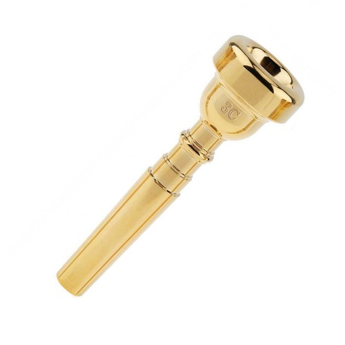 3C 5C 7C Brass Professional Trumpet Mouthpiece for Bach Gold Coated w/ Rich Tone - Picture 14 of 21