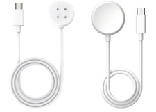 FOR Pixel Watch Wireless Watch Charger USB C Charging Cable White Magnetic NEW 