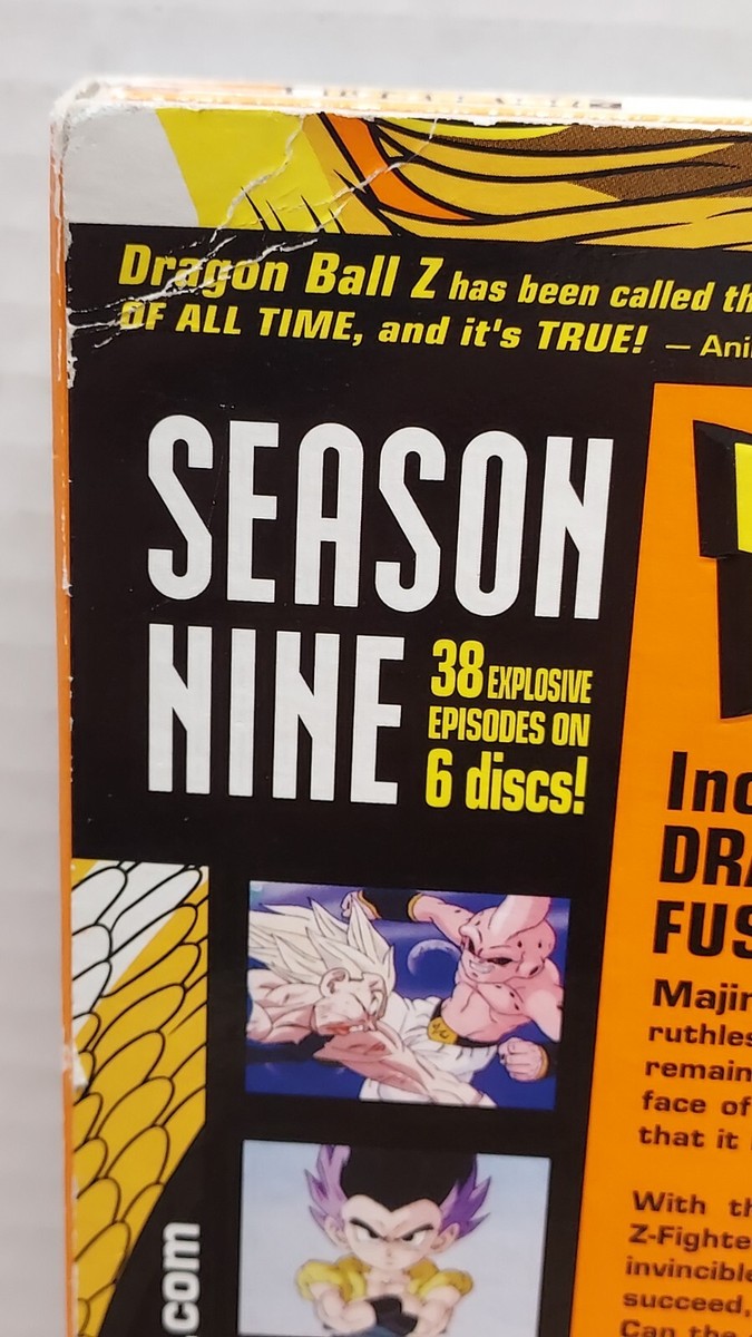 Dragon Ball Z Season 9 BOX SET DVDs Majin Buu Saga Anime 6 Disc