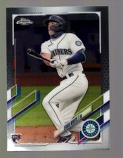 2021 Topps Chrome #61 Evan White - Seattle Mariners Rookie