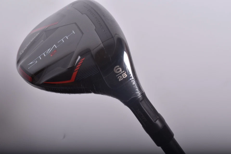 NEW MENS TAYLORMADE STEALTH2 6 IRON HYBRID REGULAR FLEX GRAPHITE SHAFT 28 DEG - Image 2 of 4