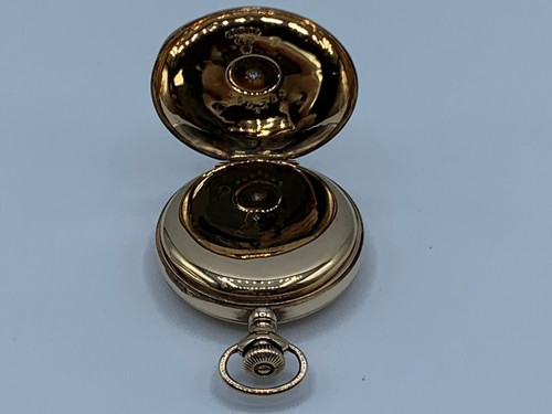 14k Gold Ladies Waltham Antique Pocket Watch Diamond Case Model 1900 Yr 1903 - Picture 6 of 16
