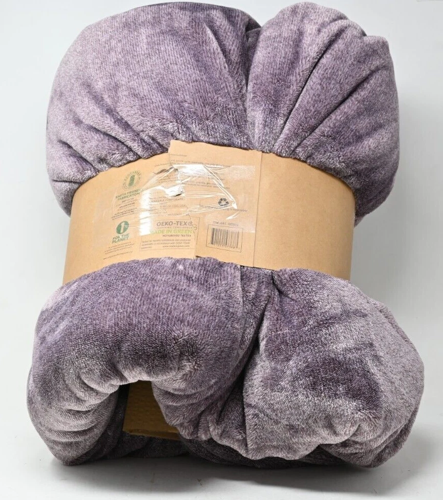 Berkshire Life Soft Queen Purple Blanket eBay