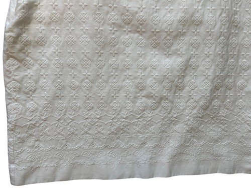 Talbots Size 6 Small S White Embroider Lined Skirt Straight - Picture 2 of 3